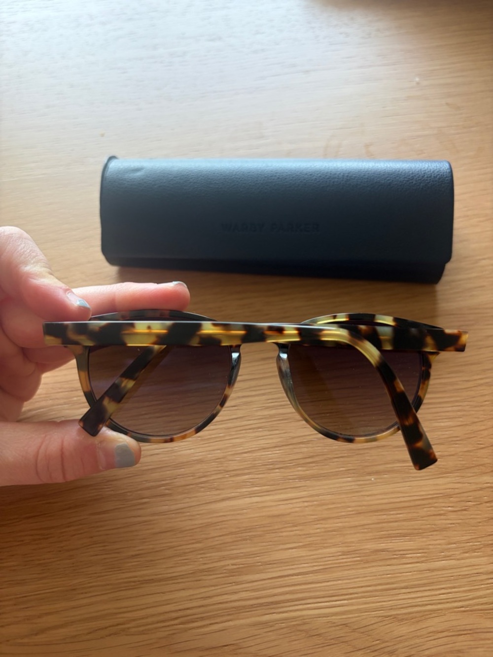 Warby Parker Tortoise Frame with Pink Trim Percy w limited edition - Picture 2 of 4